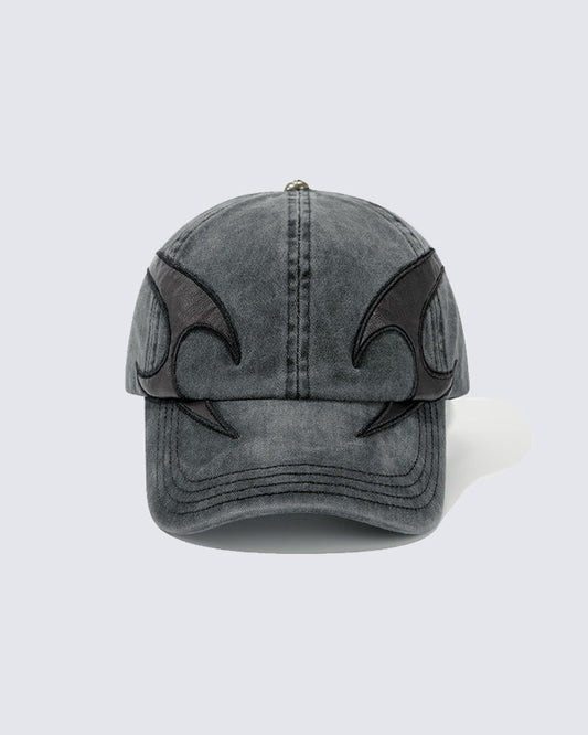 Vintage Denim Cap – Bold Art Graphic Street Style
