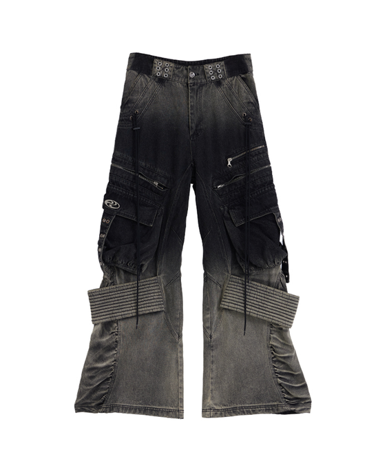 Graffiti Workwear Jeans – Wide-Leg Streetwear Style