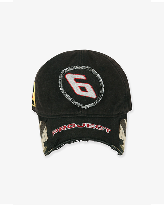 Washed & Embroidered Distressed Hat