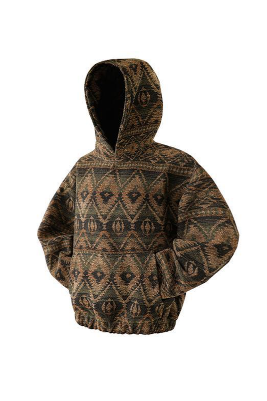 Vintage Wool Pocket Hoodie