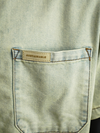 Ice-Cool Lyocell Washed Denim Short Sleeve Shirt