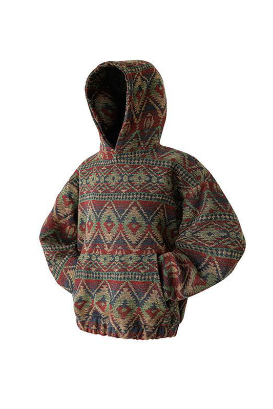 Vintage Wool Pocket Hoodie