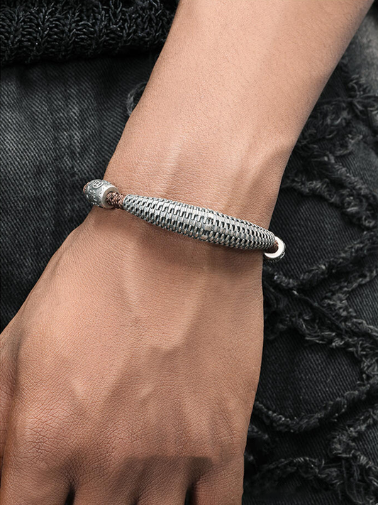 S925 Silver Woven Bracelet