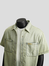Ice-Cool Lyocell Washed Denim Short Sleeve Shirt