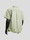 Ice-Cool Lyocell Washed Denim Short Sleeve Shirt