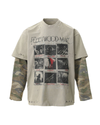 Loose Layered Tee – Casual Japanese Street Style