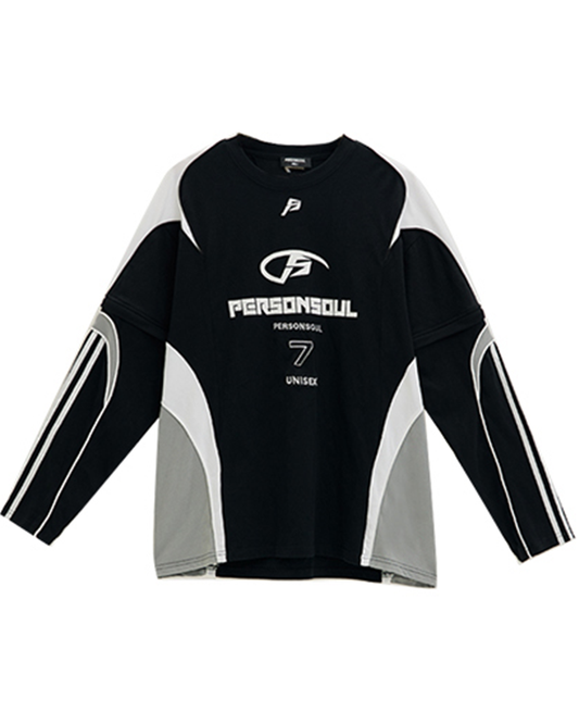 Racing Colorblock Tee – Detachable Sleeves