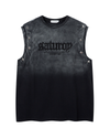 Studded Gradient Vest – Embroidered Street Tank