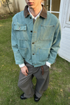 Suede Patchwork Houndstooth Retro Pants
