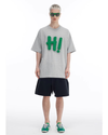 "Hi" Padded Tee – Heavyweight 300g Cotton