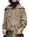 Demerger Hoodie – Zip-Up Tie-Dye Design