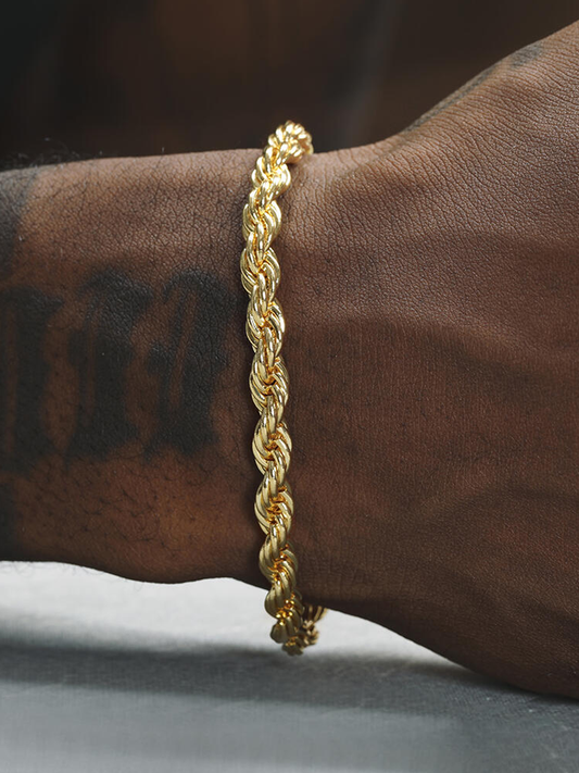 18K Gold Plated Cuban Link Bracelet