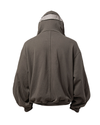 Deconstructed Zip Hoodie – Washed Batwing Fit