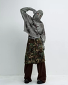 Distressed Mask Hoodie – Detachable Gloves & Zip-Up