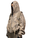 Demerger Hoodie – Zip-Up Tie-Dye Design