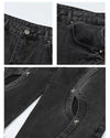 Deconstructed Vintage Jeans – Washed Wide-Leg Fit
