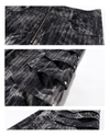 Deconstructed Snake Jeans – Studded Wide-Leg Fit
