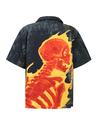 Skull Print Shirt – Cuban Collar Street Style