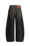 Washed Hip-Hop Loose Wide-Leg Jeans