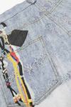 Urban Bandana Patch Scimitar Wide-Leg Jeans