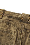 Pathogen Invasion Curved Hem Denim
