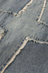 Cross Patch Loose Denim Pants