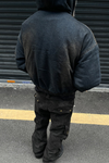 Vintage Faux Fur Lined Hooded Jacket