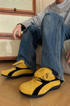 Retro Colorblock Flap Sneakers