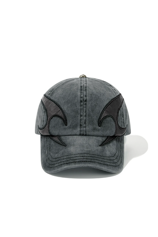 Dark Flame Embroidered Baseball Cap
