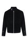 Retro Suede Harrington Jacket