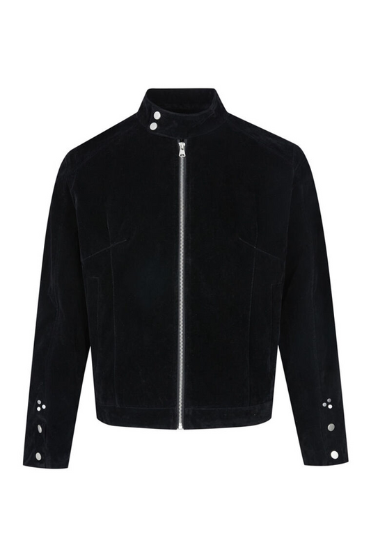 Retro Suede Harrington Jacket