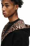 Leopard Reversible Fleece Hoodie