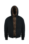 Leopard Reversible Fleece Hoodie