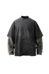 Distressed Layered Long Sleeve Tee
