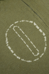 Vintage Jacquard Knit Zip Hoodie