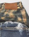 Leopard Print  Baggy Denim