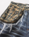 Leopard Print  Baggy Denim