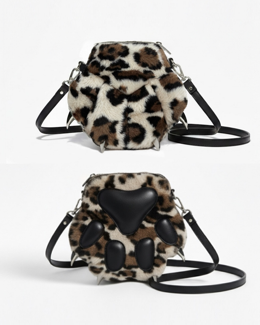Pawfect Y2K Plush Claw Bag