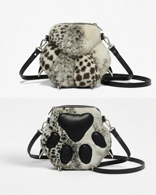 Pawfect Y2K Plush Claw Bag
