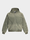 Tactical Washed Distressed Canvas Jacket