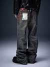 All-Over Pins Vintage Straight Jeans