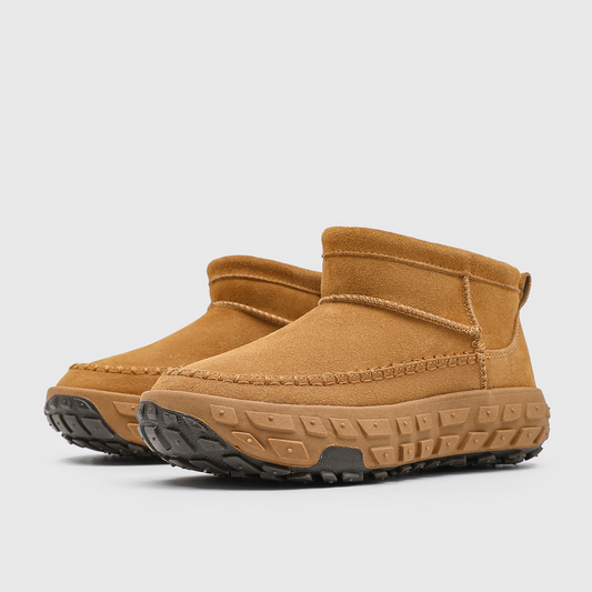 ArcticGrip Fleece Short Boot — Insulated Anti-Slip Outdoor Moc