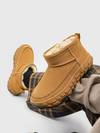 ArcticGrip Fleece Short Boot — Insulated Anti-Slip Outdoor Moc