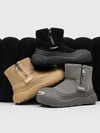 ArcticGrip Zip Short Boot — Insulated Anti-Slip Moc