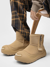 ArcticGrip Zip Short Boot — Insulated Anti-Slip Moc