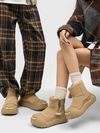 ArcticGrip Zip Short Boot — Insulated Anti-Slip Moc