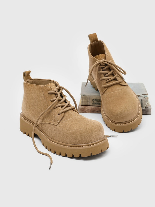 Timberline Suede Lug Derby — Chunky Work Derby