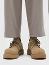 Canyon Ridge Suede Derby — Chunky Platform Derby