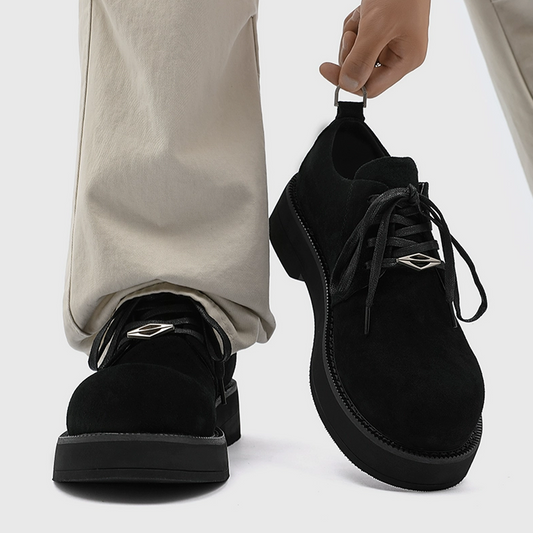 Canyon Ridge Suede Derby — Chunky Platform Derby