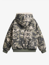 Vintage Faux Fur Lined Hooded Jacket